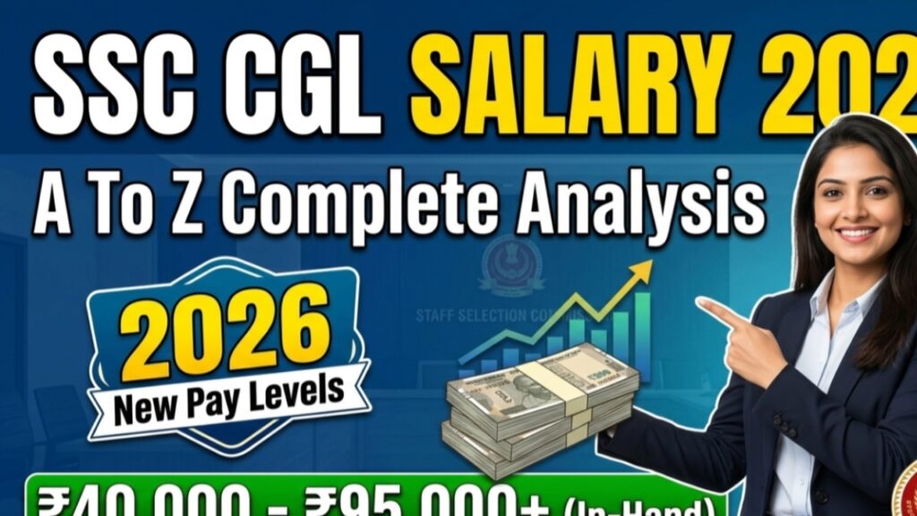 SSC CGL In Hand Salary 2026 Salary Structure Chart